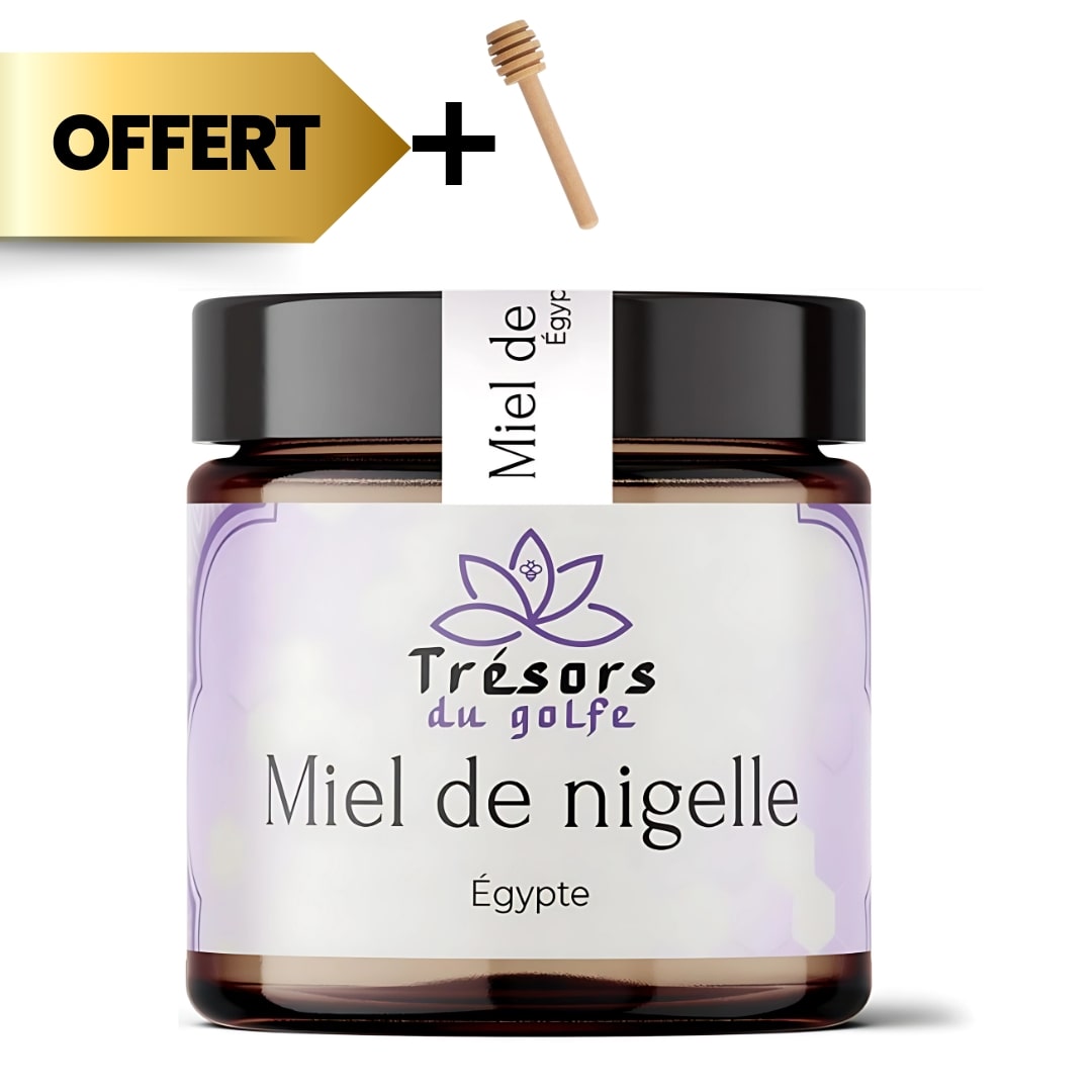 Miel de Nigelle Égypte 250G trésors du golfe