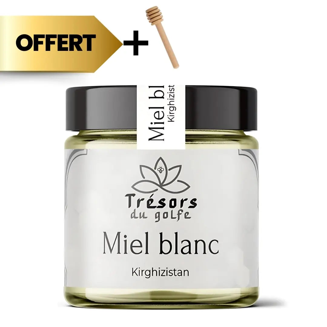Miel Blanc du Kirghizistan 250G trésors du golfe